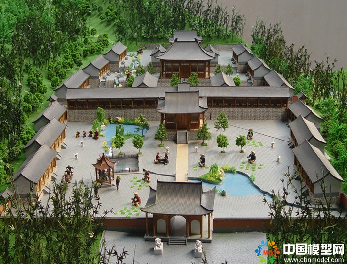 古建筑模型，古建沙盤模型