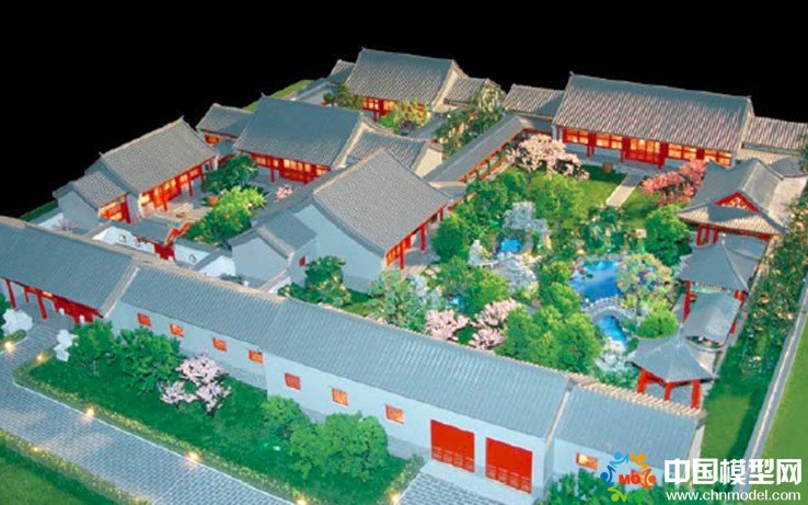 古建筑模型，古建沙盤模型