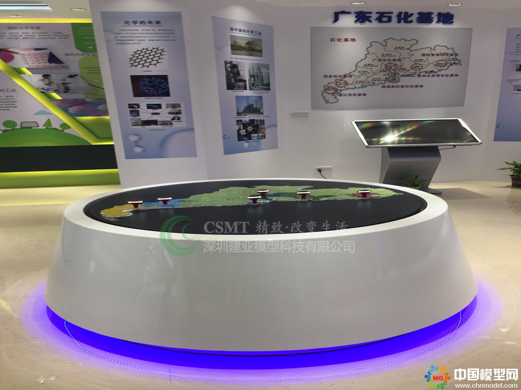 學?？破战虒W工業污水處理廠沙盤模型-石油化工沙盤模型