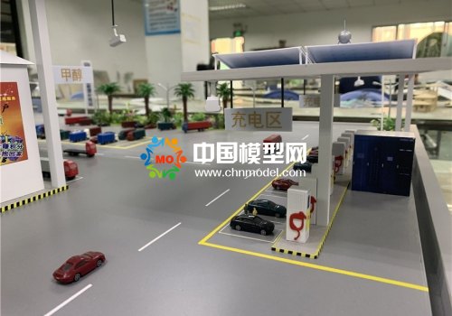 充氣站模型，充電站模型，能源站模型