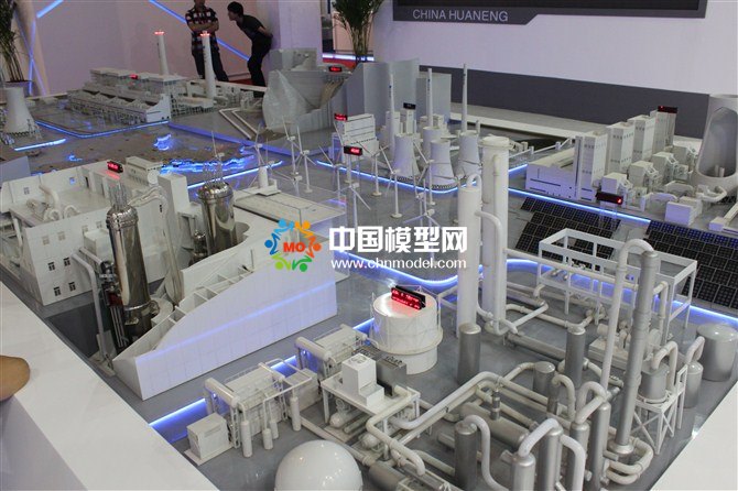 熱電站模型，核電站模型，火力發電站少盤