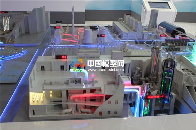 熱電站模型，核電站模型，火力發電站少盤