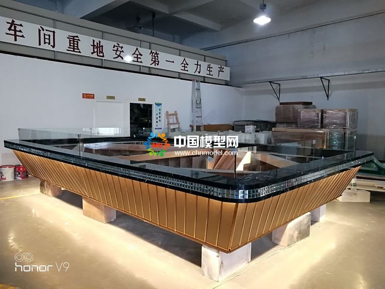 高檔樓盤模型底座，售樓部沙盤展臺（收藏）