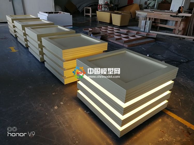 高檔樓盤模型底座，售樓部沙盤展臺（收藏）