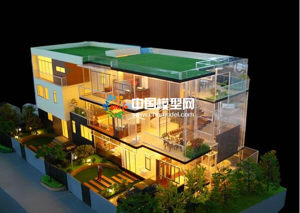 別墅模型風格各異，你能說出幾種