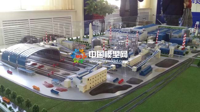 巨能特鋼廠區沙盤模型，新工藝新技術新材料新裝備實驗基地