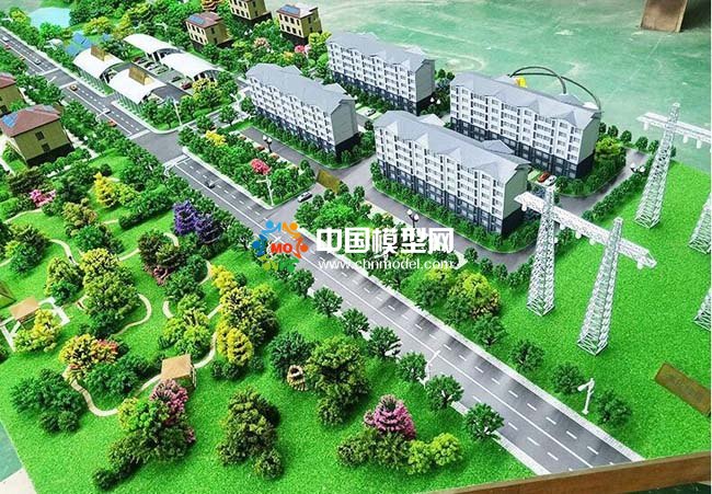 光伏電站應用場景沙盤模型，太陽能光伏屋頂發電沙盤模型
