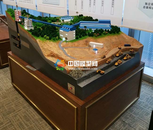 爆破應用場景沙盤模型，民爆一體化解決方案