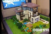 別墅模型主要突出環境觀，建筑按部就班即可