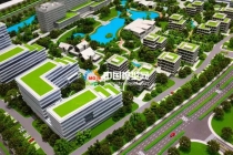 中電?？禑o錫物聯網產業基地沙盤模型