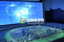 數字沙盤模型視覺效果震撼，展示新穎信息量大