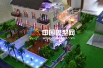 別墅沙盤模型的多種展現方式，燈光設計出彩地