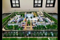 安康中學新、老校區建設沙盤模型建成